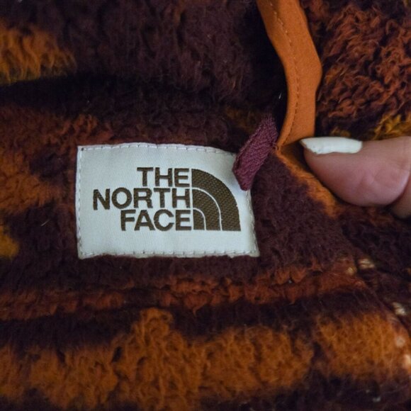 The North Face Campshire 2.0 Fleece Vest Garnet Red California Geo Print Size M - Picture 6 of 10